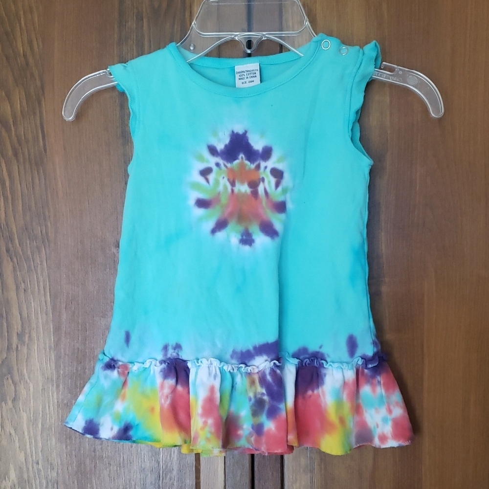 Dharma Trading Co Tie Dye Toddler Dress 24M